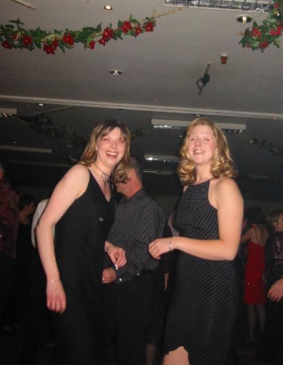 Xmas B&B 2002 Sarah & Friend Dance.JPG